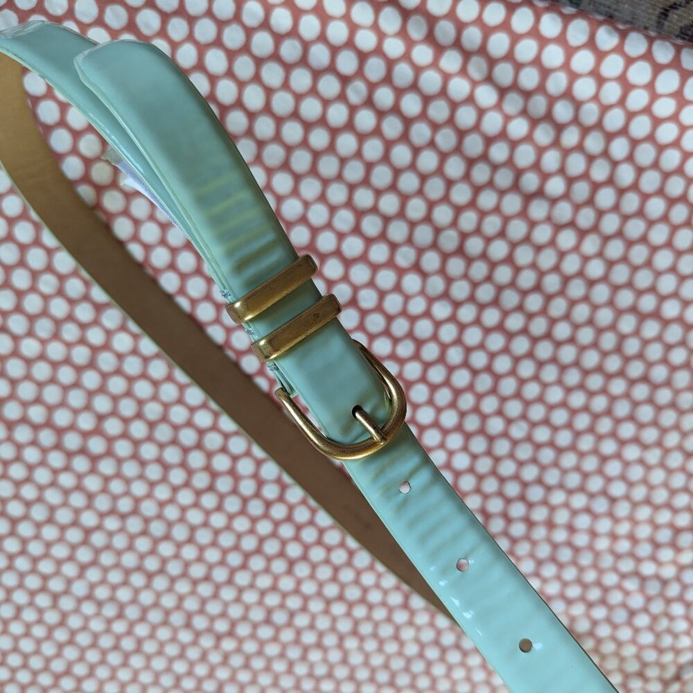 🆕 NWT | J. Crew Seafoam Leather Belt | M